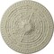 Ekena Millwork Naple Ceiling Medallion (Fits Canopies up to 3 3/8"), Hand-Painted Clear Yellow, 37 1/2"OD x 3 3/8"P CM37NACYF - alternate 1